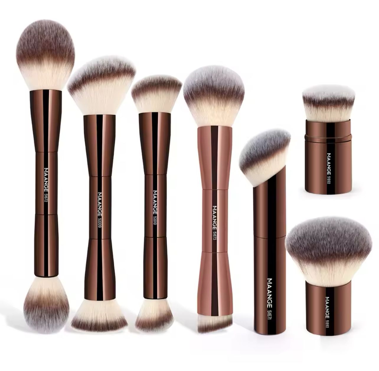 OnlyBrushes 20pcs/set Pro Makeup Double Ended